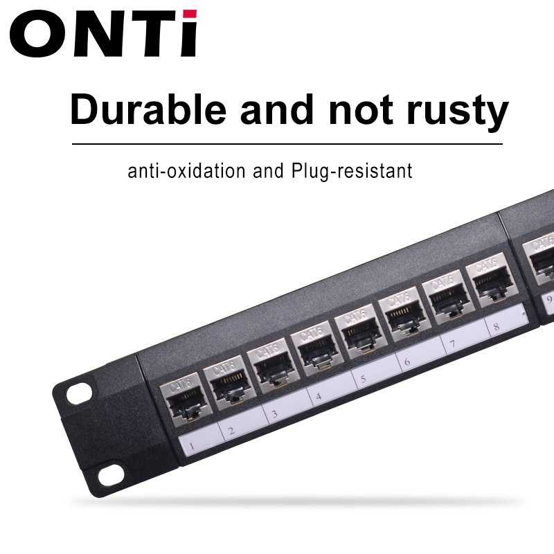 ONTi 19in 1U Rack 24 Port CAT6 – Patch Panel Cat6 Bewertung und Preis