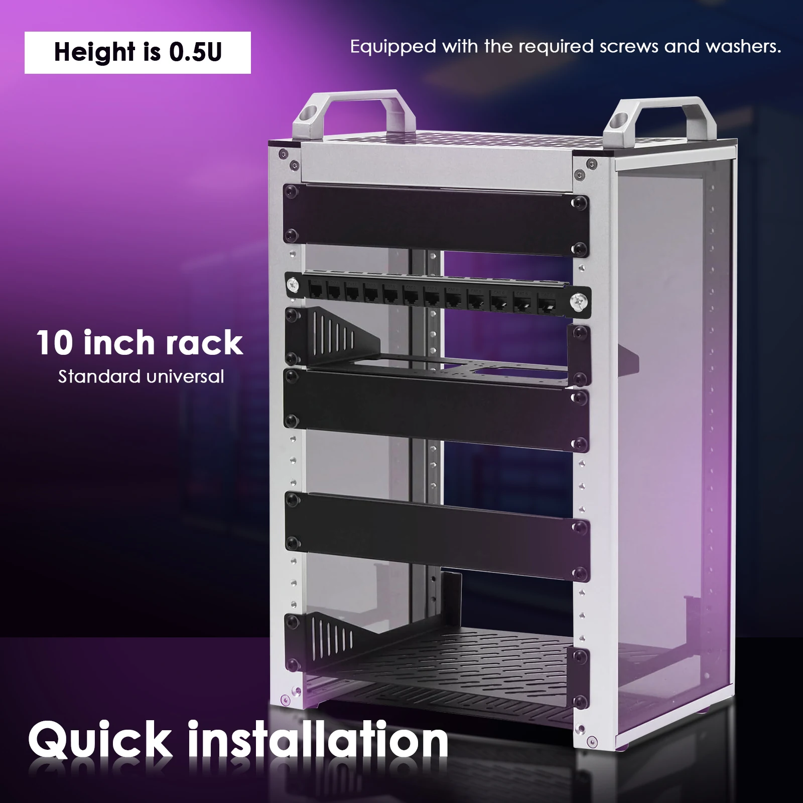 12 Port Patch Panel 10inch 0.5 – Patch Panel Cat6 Bewertung und Preis
