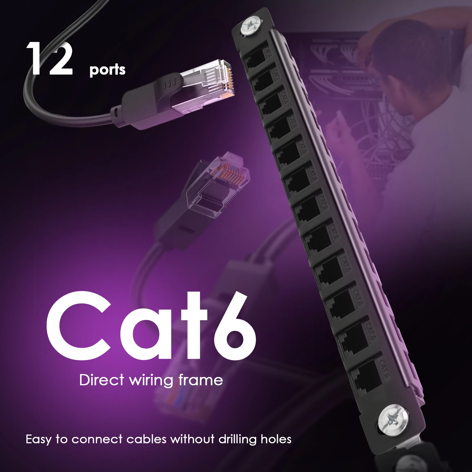 12 Port Patch Panel 10inch 0.5 – Patch Panel Cat6 Bewertung und Preis