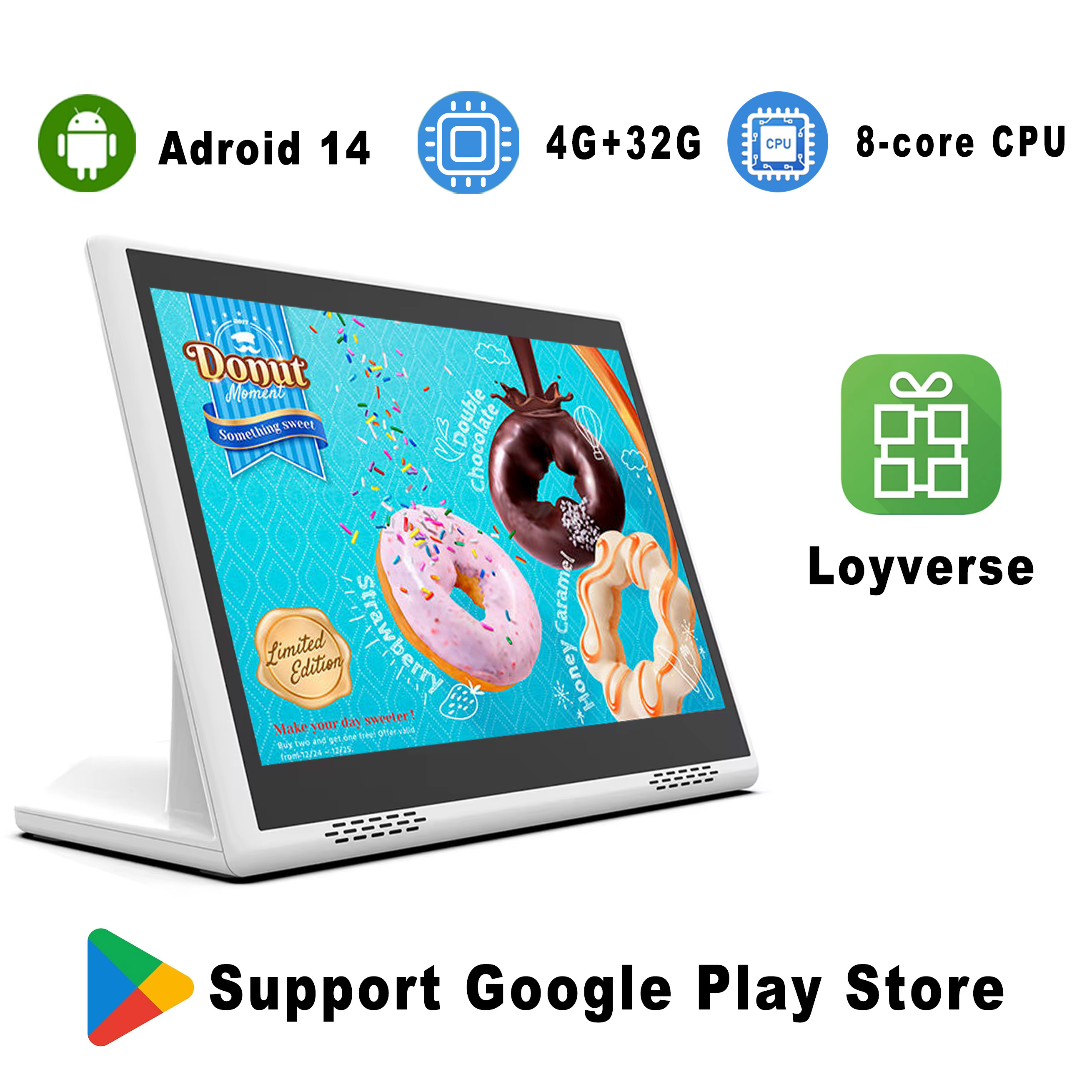 L Shape 10.1 Inch Android 14 D – Pos Terminal Android Bewertung und Preis