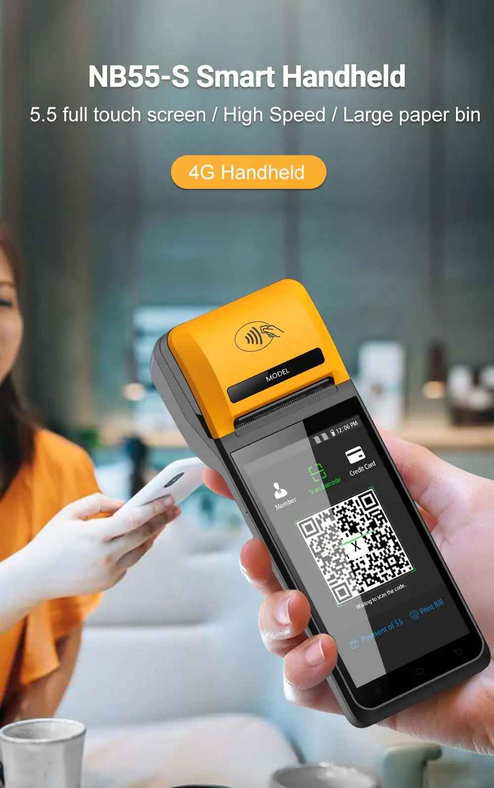 Mobile Payment Machine Portabl – Pos Terminal Android Bewertung und Preis