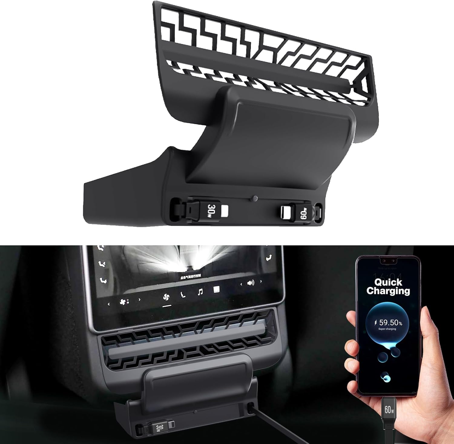 For Tesla Model 3/Y 2021-2023  – Docking Station Usb C Bewertung und Preis
