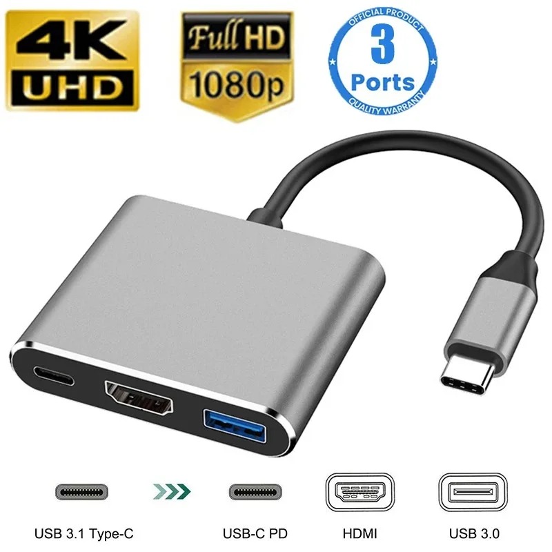USB C HUB 3in1 Type C 3.0 to H – Docking Station Usb C Bewertung und Preis