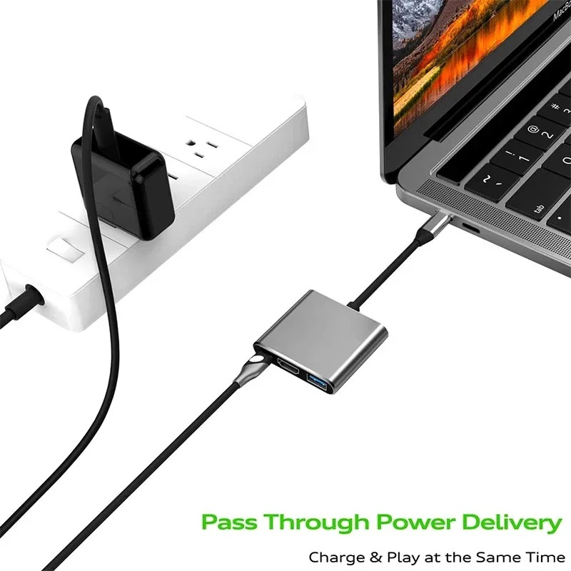 USB C HUB 3in1 Type C 3.0 to H – Docking Station Usb C Bewertung und Preis