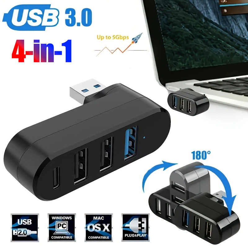 USB 3.0 Power Adapter 180° Rot – Docking Station Usb C Bewertung und Preis