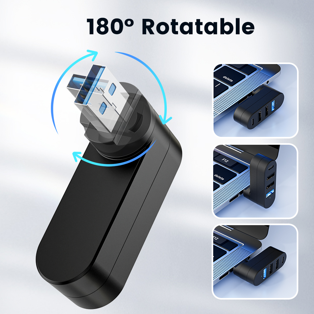 USB 3.0 Power Adapter 180° Rot – Docking Station Usb C Bewertung und Preis