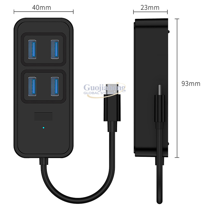 Cross-border USB3.0 hub, USB i – Docking Station Usb C Bewertung und Preis
