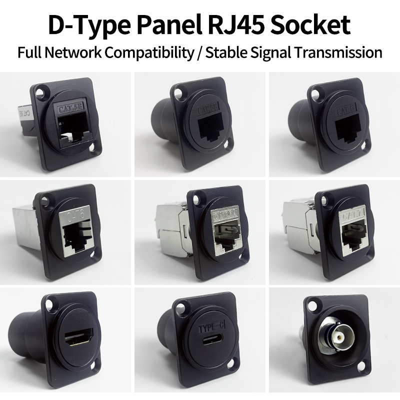 D-Type Panel Mount RJ45 Socket – Patch Panel Cat6 Bewertung und Preis