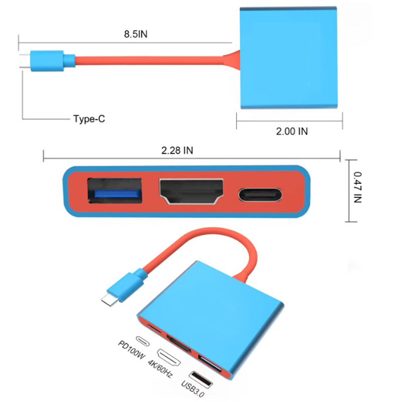 New 3 IN 1 Portable for Ninten – Docking Station Usb C Bewertung und Preis